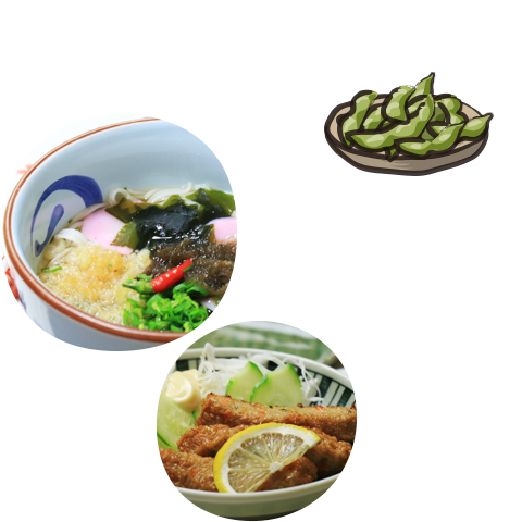 五島の味覚を堪能メニュー